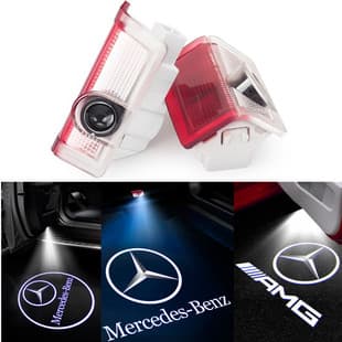 Cross-Border TK Hot Selling Fit for Mercedes-Benz E-Class W246 W212 Projection Light Door Light Car Welcome Light Logo Light
