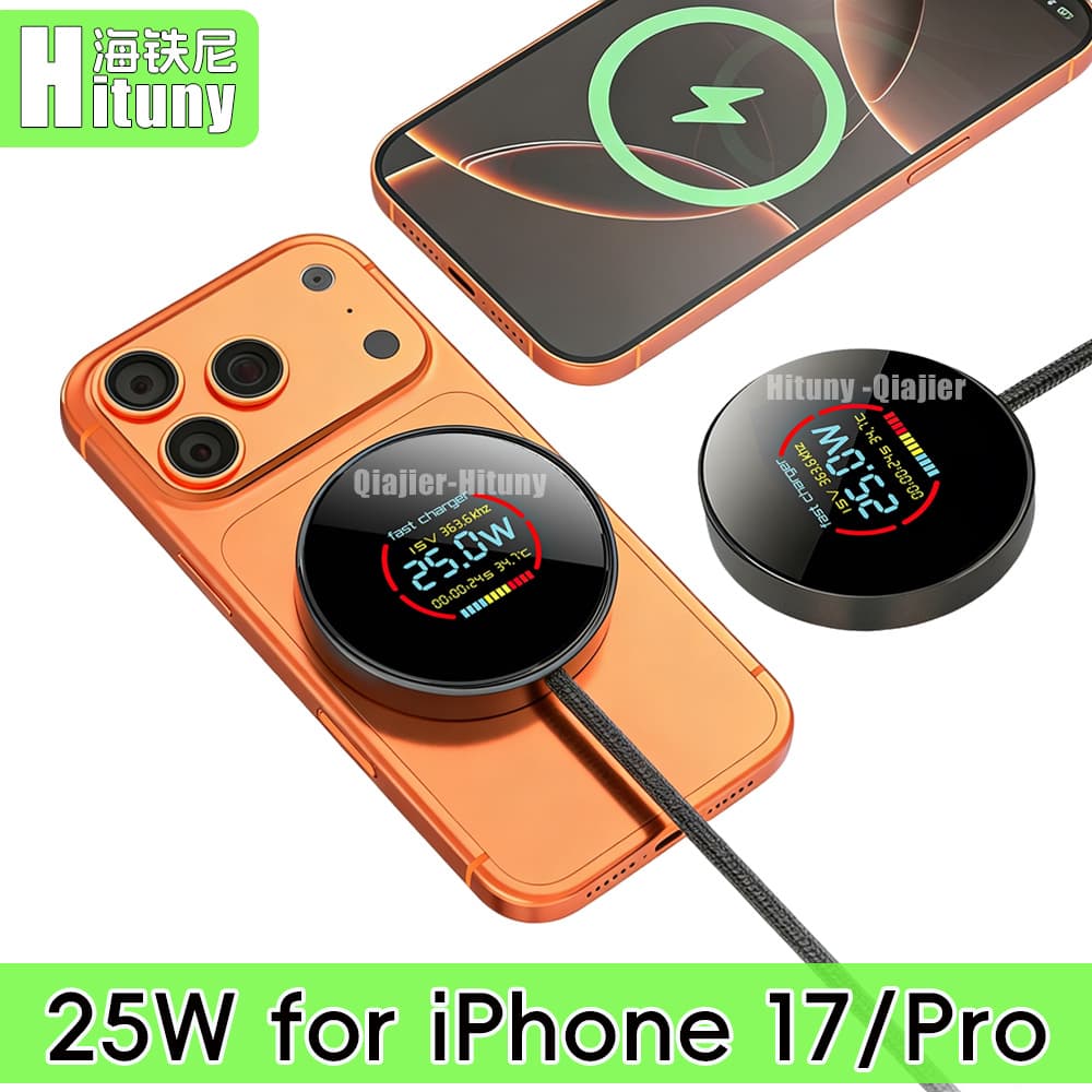 qi2.2 Magnetic Wireless Charger 25W for iPhone 17 Pro Magsafe Charger Pad
