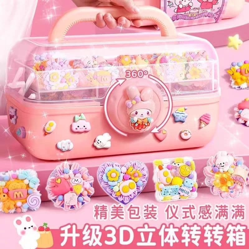 Cream Glue Grg Sticker Set Deluxe Edition Girls Handmade DIY Materials Children Sand-Flow Grg Card Disc Toys