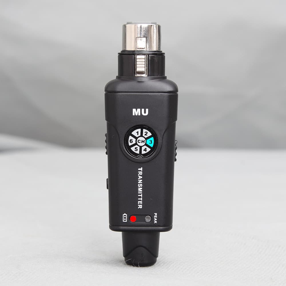 Wireless In-Ear Monitor System 2.4G Cross-Border Exclusive Stereo Transmitter 6-Channel Selectable XLR Audio Interface