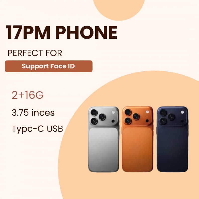 Cross-border i17promax mini mini mobile phone 17pm real cross-border memory 4G full network smartphone