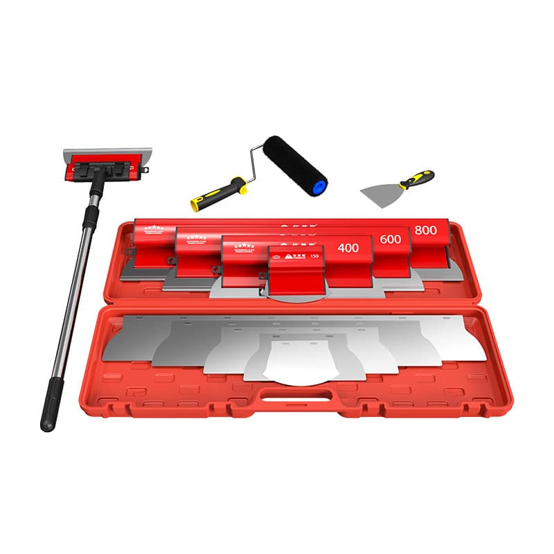 Leveling Scraper for Walls and Floors, Trendy Aluminum Alloy Stainless Steel Putty Knife Blade, Large Flat Trowel for Smoothing Putty Tool
