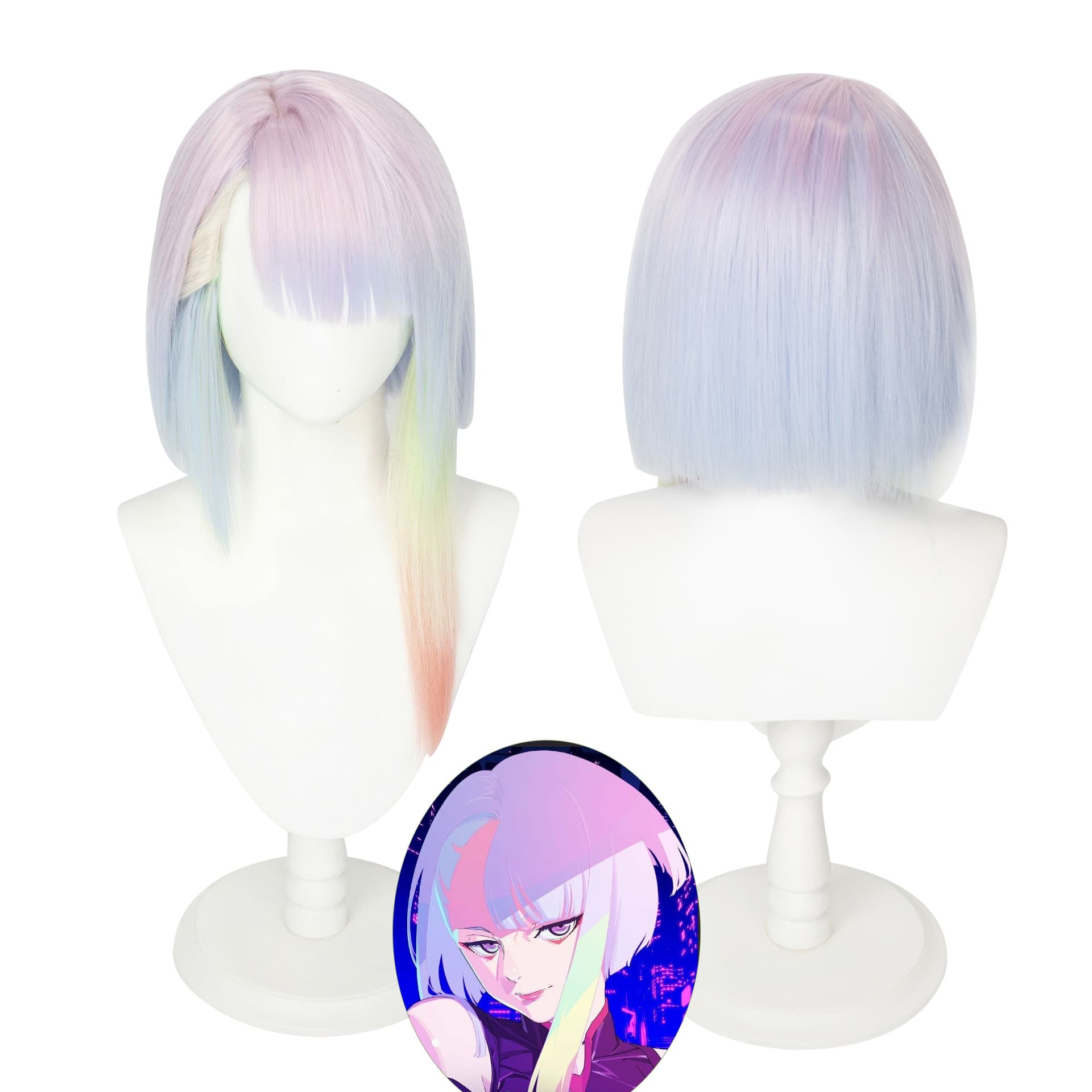 Cardamom Lucy Cosplay Wig Cyberpunk Edgerunners / Runner Cosplay Wig Lucy Wig In Stock
