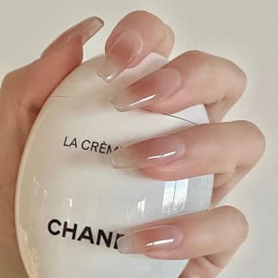 Nude Sheer Gradient Blush Wearable Nail Tips Simple Versatile Nail Art Stickers One-Second Wear Practice False Nails