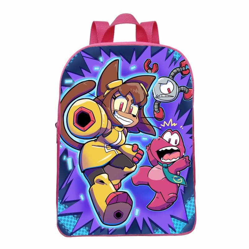 Game Universe Gameoverse Mini Backpack Black Pink Kindergarten Backpack Children's School Bag