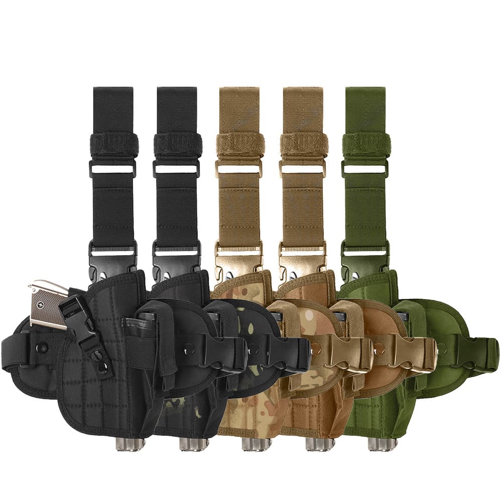 Gun holster, gun bag, waist strap, leggings, tactical leg bag combination, gun holster, water gun, multi-functional cosplay props and equipment