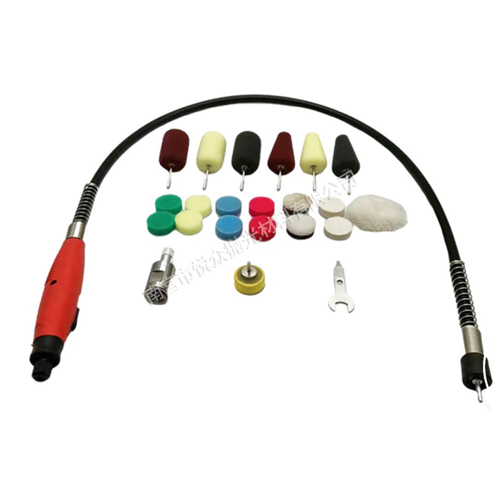 Car Detailing Small Area Polishing Tool Polisher Extension Rod Wheel Polishing Set Detail Polishing Flexible Shaft