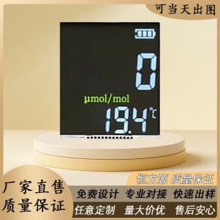 VA Segment LCD Display for Carbon Monoxide Smoke Alarm, Segmented LCD Screen with Backlight, ROHS Certified