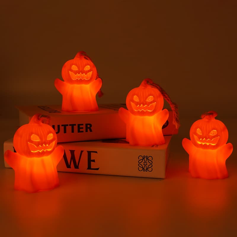 New Halloween pumpkin light party decoration ghost night light creative skeleton hanging string lights