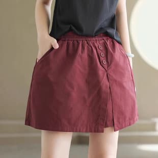 2026 Summer Versatile New Five-point Shorts, 2025 Wide Leg Skirt Shorts, Loose Casual Elastic Waist Cotton Shorts for Women