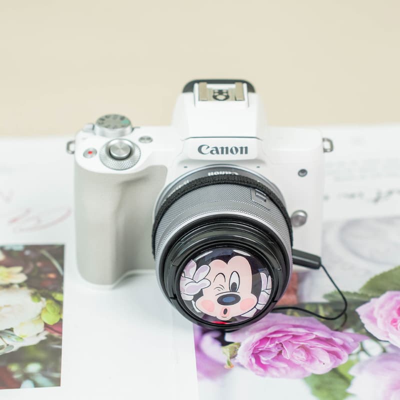 Suitable for Nikon Z30 Camera Cartoon Lens Cover Sony Fuji 46 49 52 55 58 67mm Canon R50