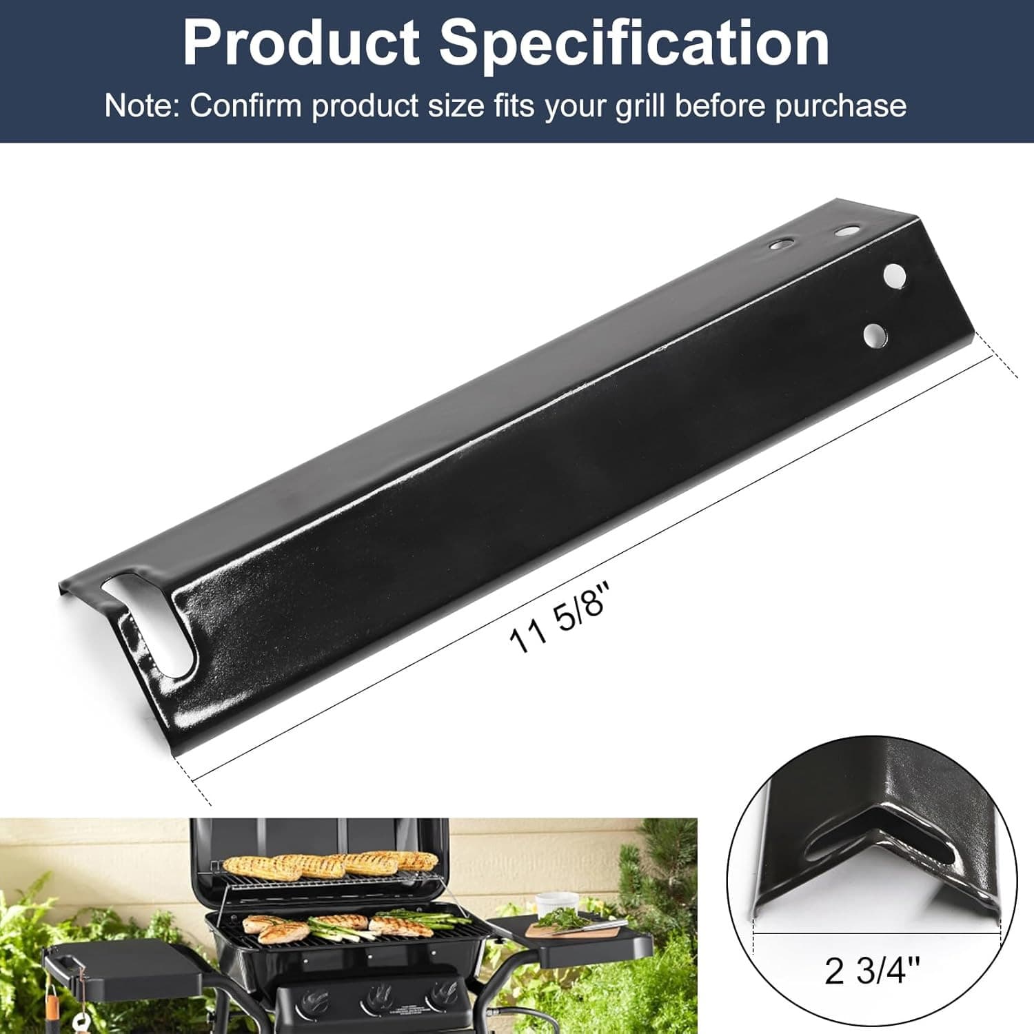 Amazon Best Seller, HW002 Stainless Steel Grill Hot Plate, Fire Baffle, Fire Divider, Enamel Hot Plate