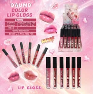 OAUMD Matte Non-Stick Cup Lip Gloss Moisturizing Lip Glaze Waterproof Long-Lasting Color Lipstick Set Makeup Cross-Border