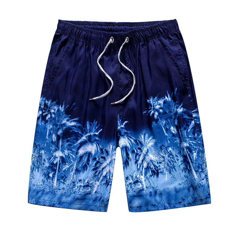Factory direct sales couple shorts, beach pants, men's loose casual pants, large pants, quick-drying five-quarter pants, seaside swimming trunks