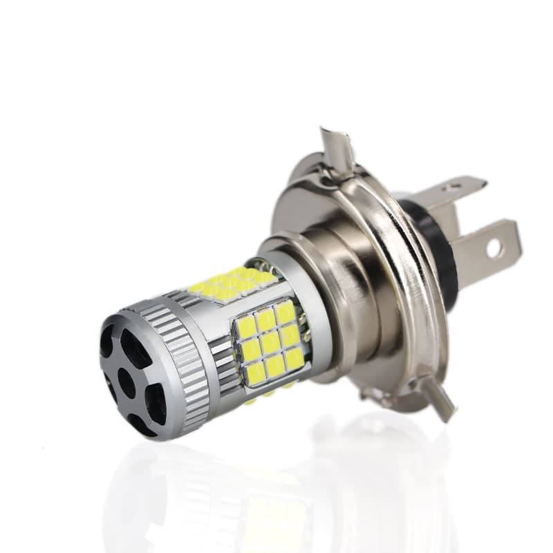 Motorcycle Electric Vehicle Headlight H6 Single Prong H6 Double Prong H4 Triple Prong 3030-36LED Built-in Headlight Modification Headlight