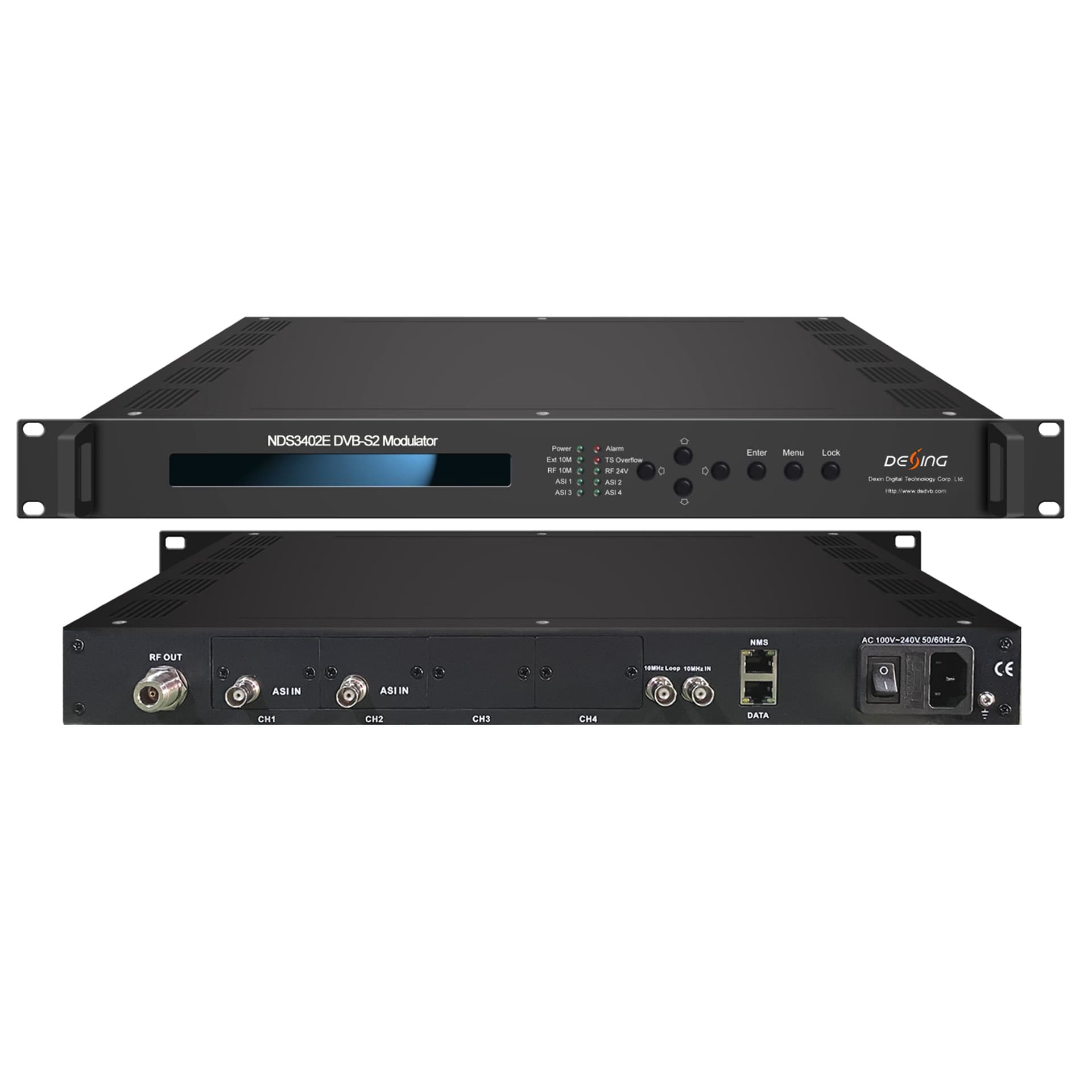 DeXin NDS3402E DVB-S2 QPSK Modulator S2 Digital Modulator
