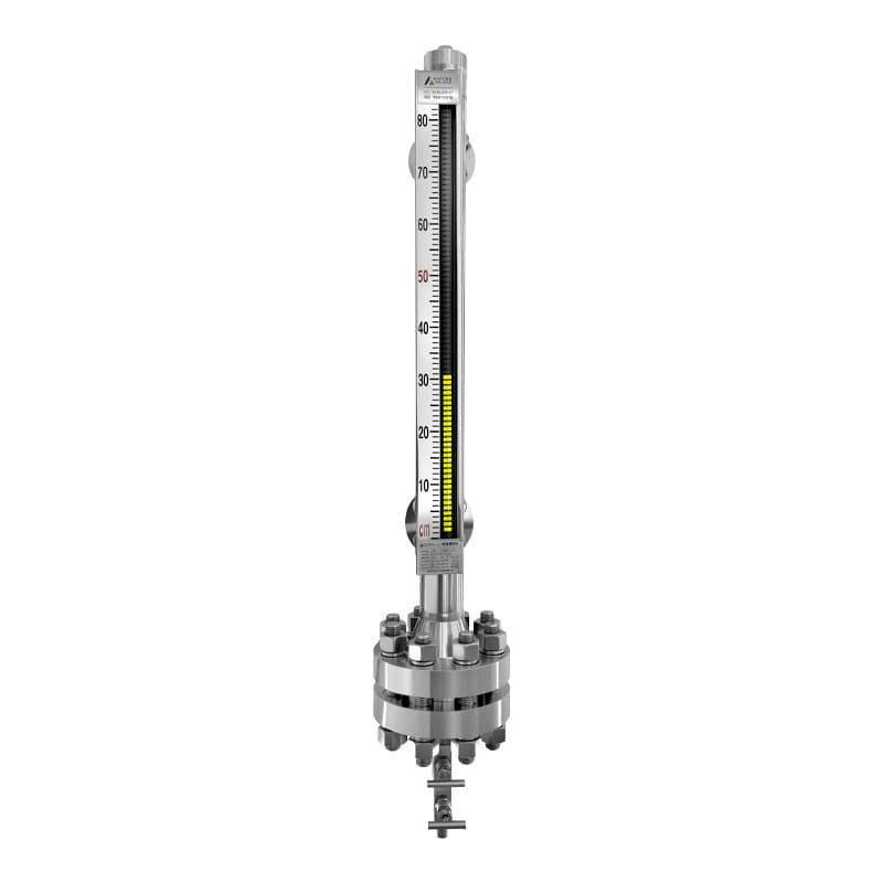 Magnetic flap level gauge high temperature high pressure remote transmission transmitter 4~20mA output upper/lower limit alarm magnetic level gauge