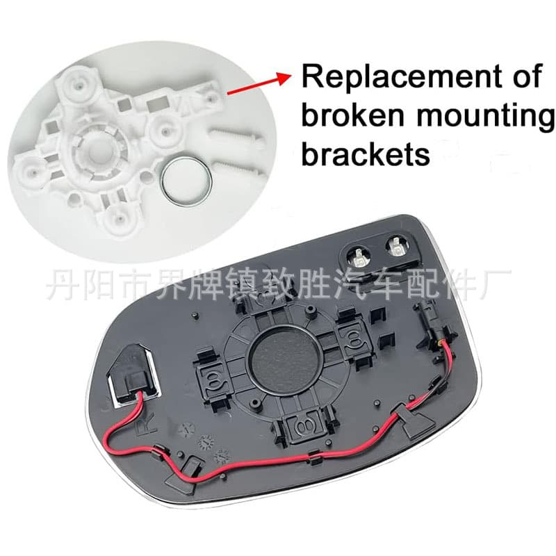 For Honda CRV 17-22 US Version Mirror Glass CRV Rearview Mirror Glass Heated with Bracket Blind Spot Heating