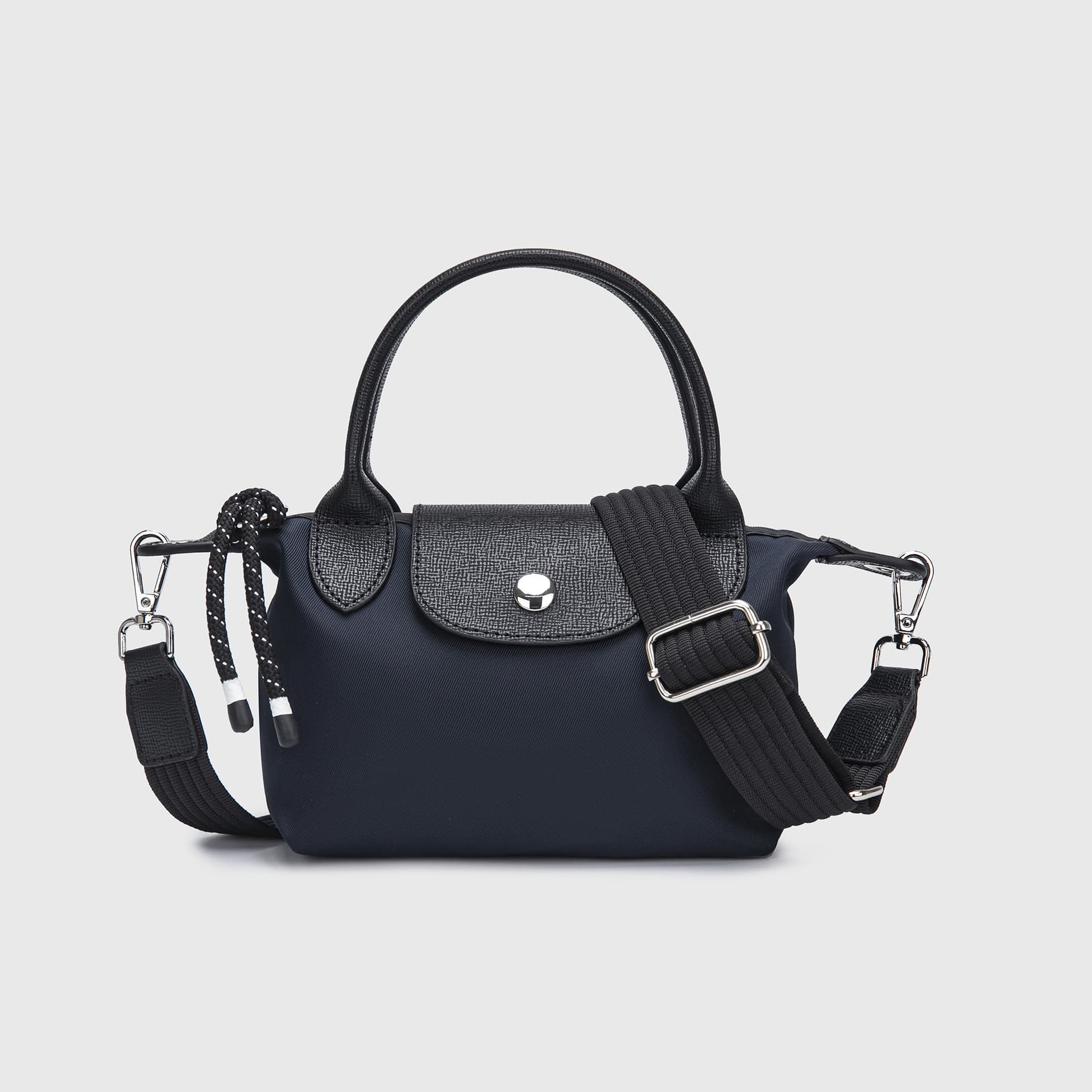 Longxiang energy high quality genuine leather dumpling bag mini fashion shoulder portable crossbody bag casual tote bag