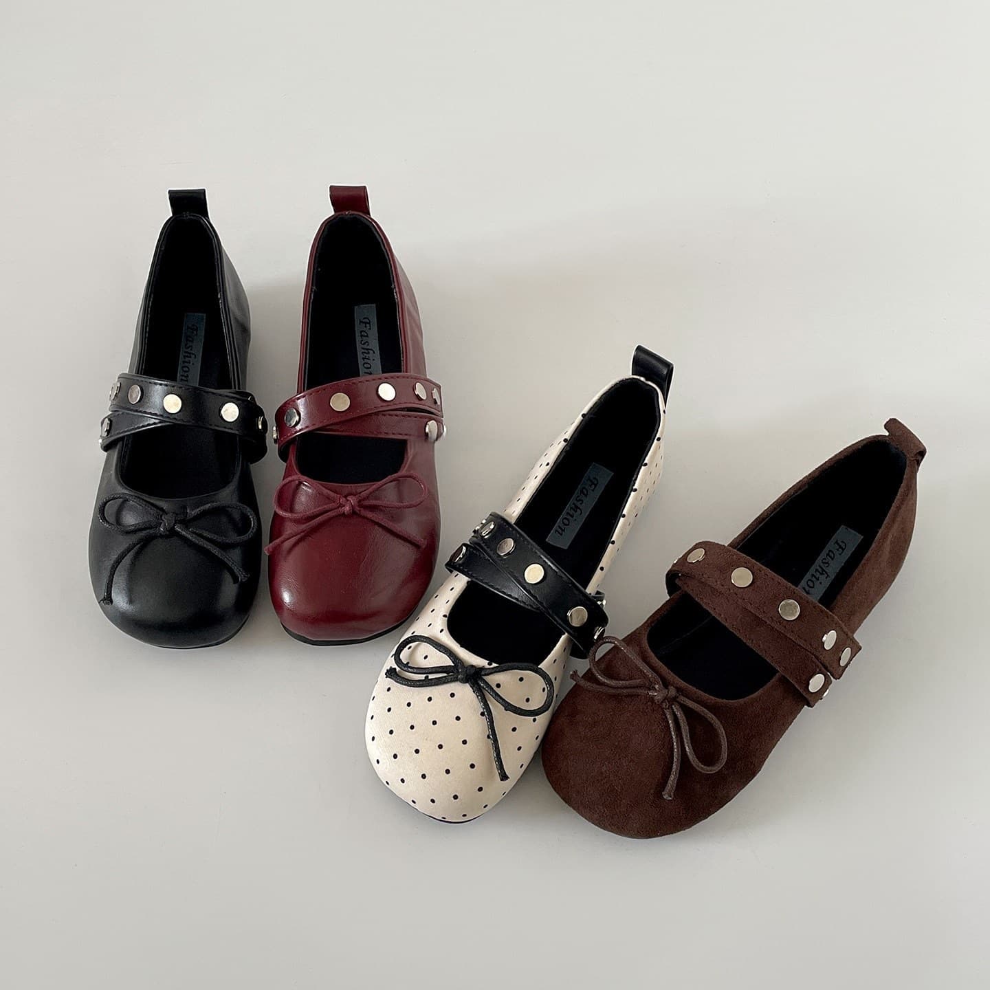 French Retro Flat Bowknot Shallow Mary Jane Shoes for Women 2026 New Versatile Soft-Soled Shoes to Match with Skirts