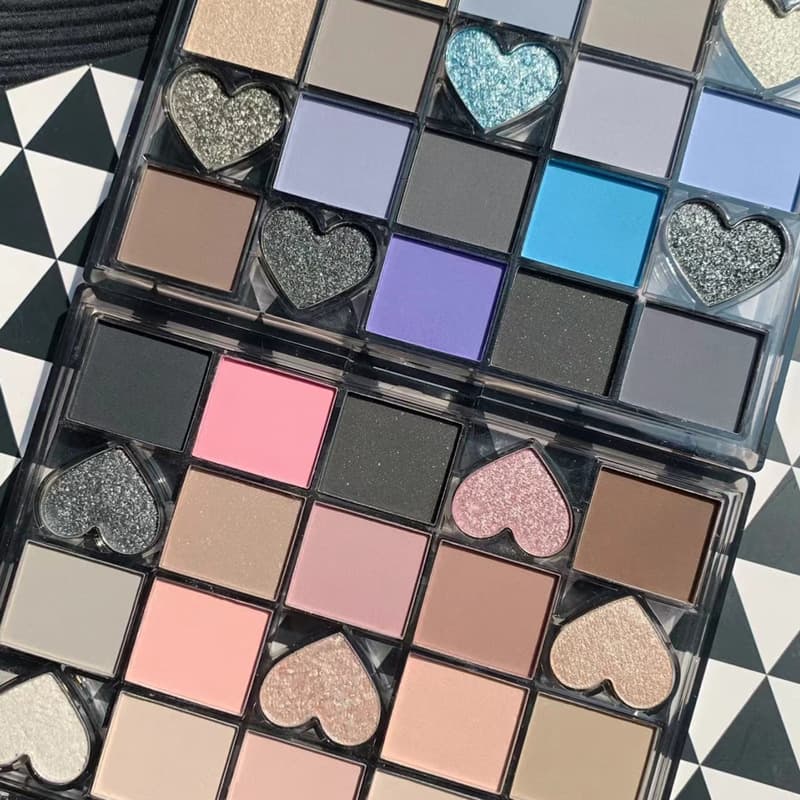 Makeup Biya blackened sweetheart eye shadow palette 20 colors pearlescent matte glitter sequin earth color smoky eye makeup
