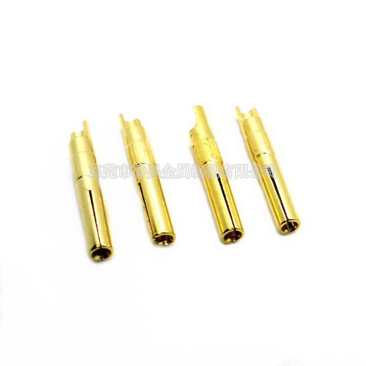 Aviation plug female sockets, slotted sockets, multi-point contact for high reliability and stability.