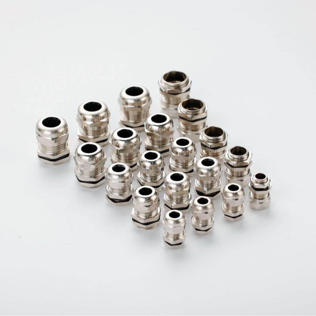 Factory Wholesale PG Type Metal Waterproof Connector Brass Nickel Plated Brass Material