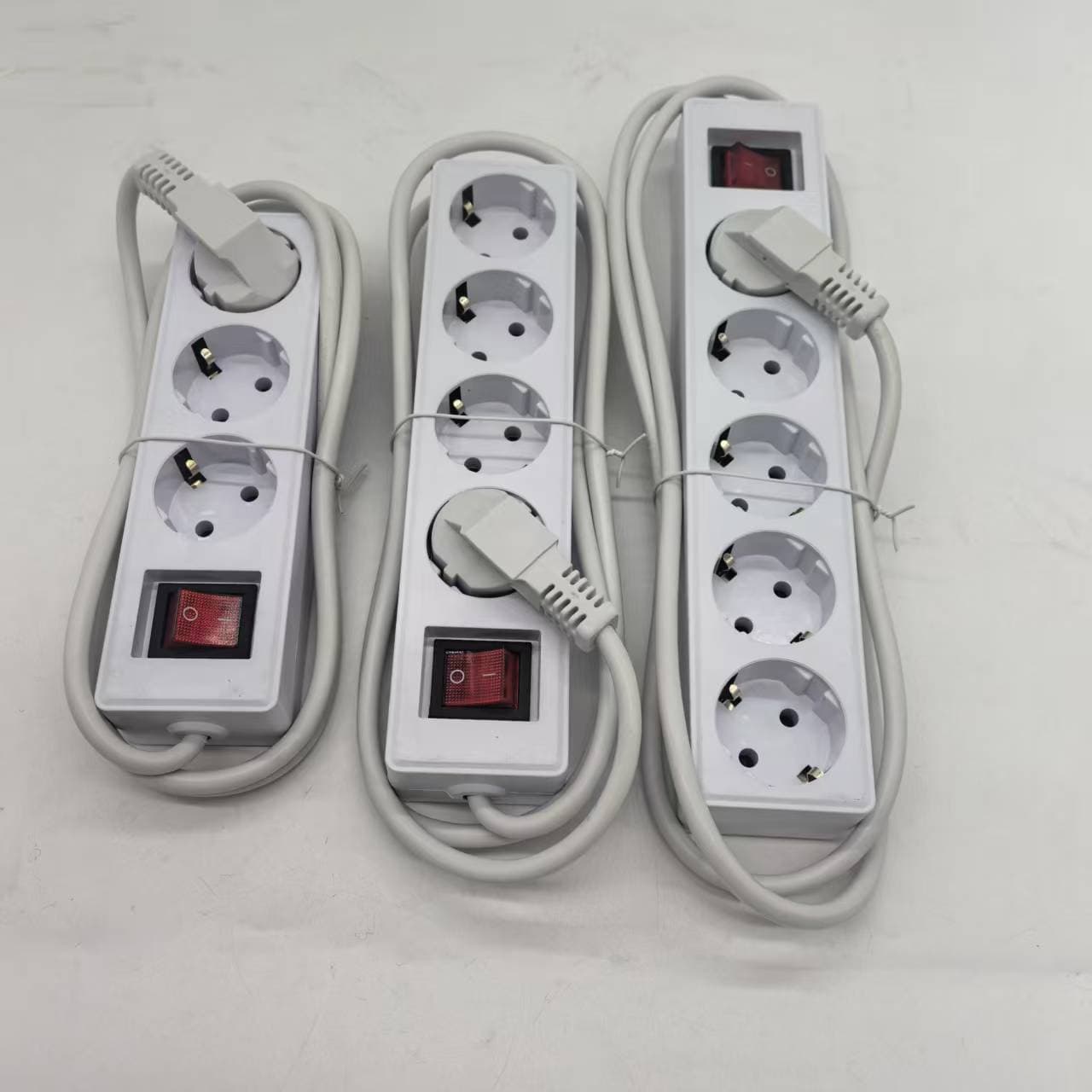 3456-hole European socket with switch, European standard power strip, German power strip, German power strip, GS/CE certification