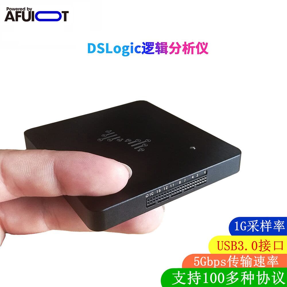 DSLogic Logic Analyzer: 5x Saleae bandwidth, up to 400MHz sampling rate, 16 channels, debugging assistant.