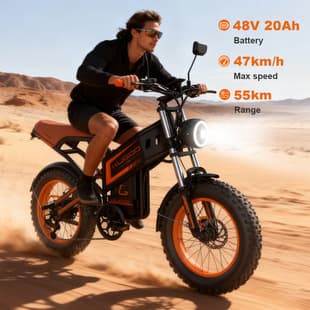 Export Exclusive KUGOO V5 Electric Motorcycle 55KM Range Adult Electric Bike 20Ah Electric Vehicle