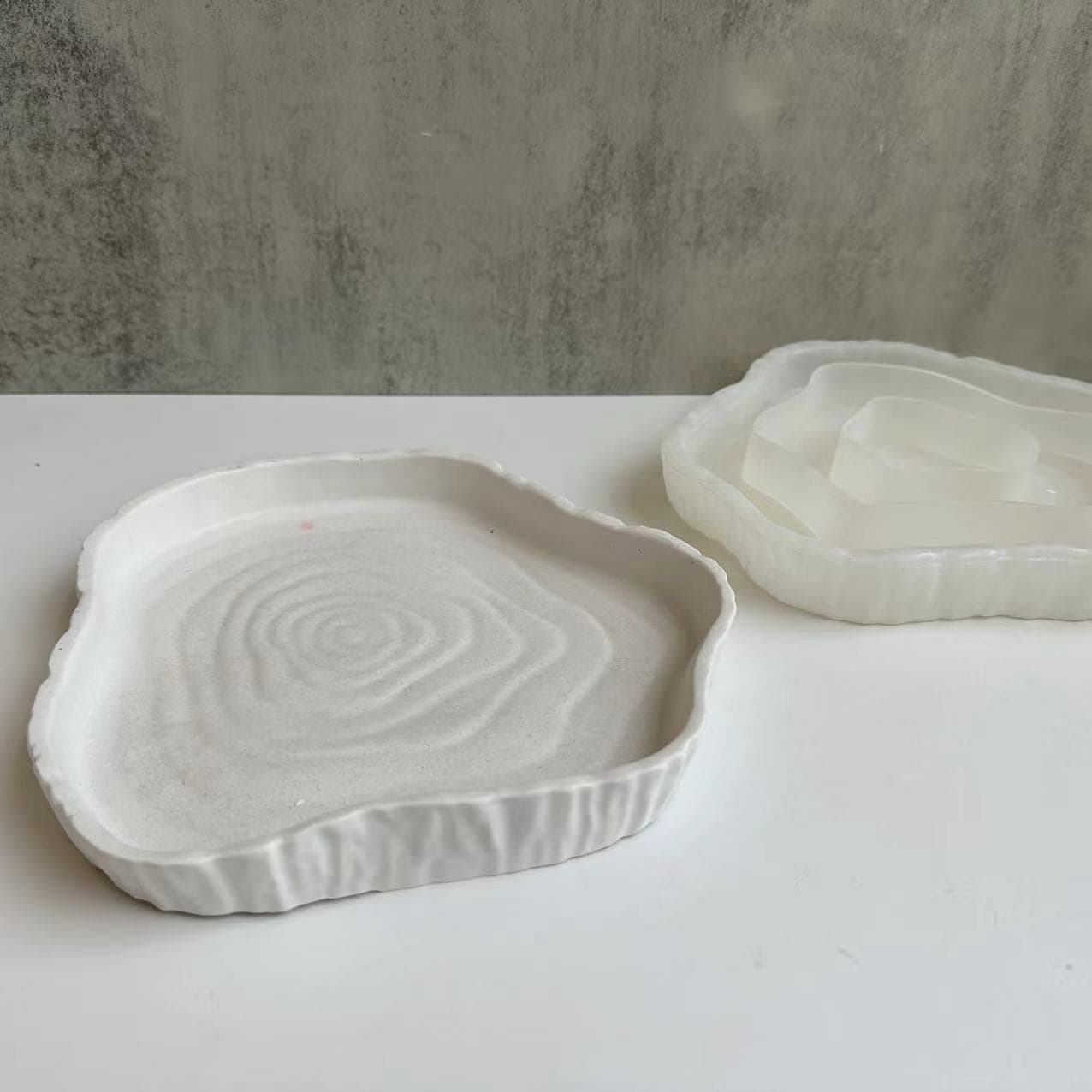 Stump Tray Silicone Mold Irregular Storage Tray Plaster Mold Resin Casting Mold