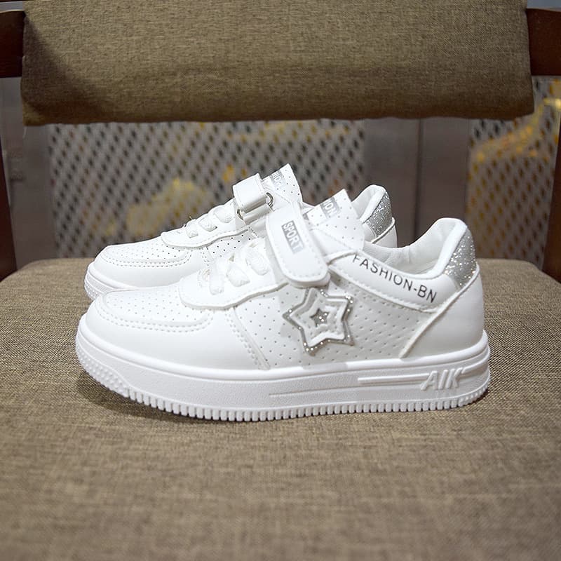 Children's White Shoes, Minor Flaws, Discontinued Sizes, Summer Boys' Soft Sole Casual Shoes, Girls' Flat Sneakers, White Athletic Shoes