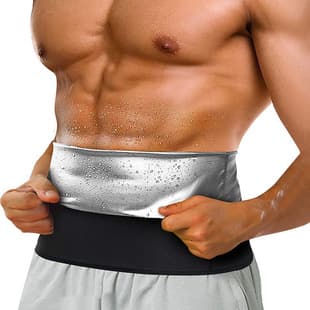 Cross-Border Men's Sweat-Inducing Waist Trimmer Belt, Waist Trainer, Fitness Waist Cincher, Sports Waist Shaper, Sauna Back Support Belt