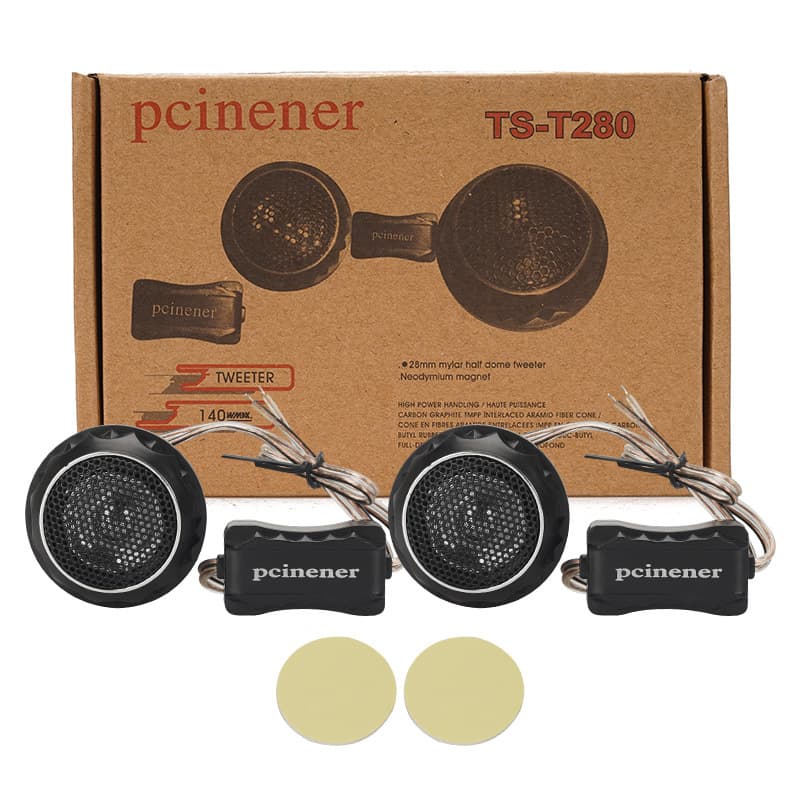 Factory Direct Wholesale Car Tweeter Speaker Audio Modification Silk Dome Small Tweeter TS-280