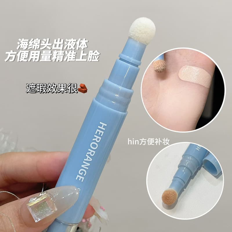 HERORANGE~ Thin Even Concealer Contouring Stick Three-dimensional Shadow Highlighting Brightening Flawless Base Makeup Concealer