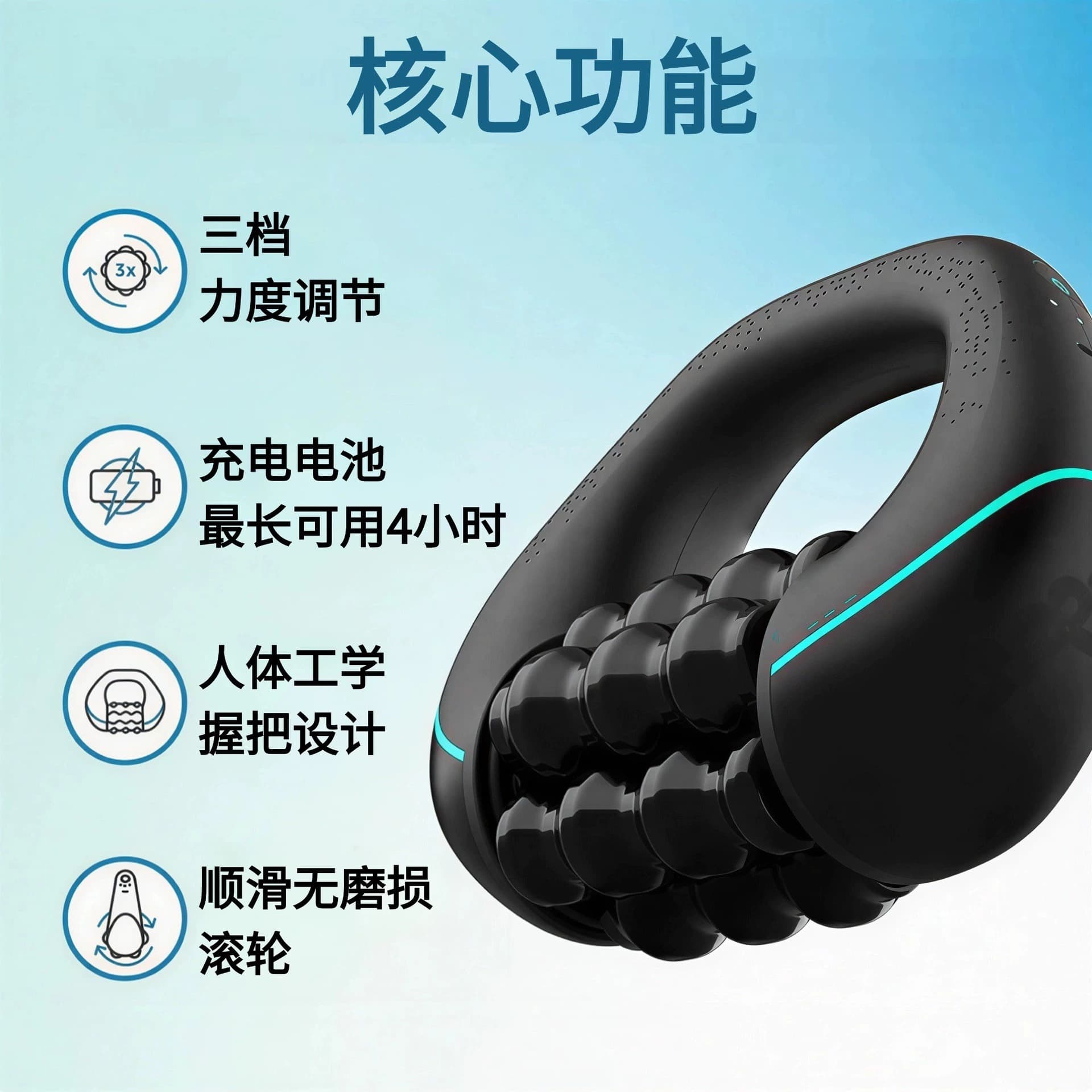Wheel Fascia Ring Muscle Massager Fat Shaking Machine Belly Slimming Lazy Weight Loss Exercise Tool Home Use Full Body Fat Burning