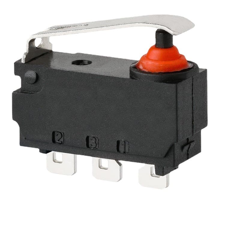 High-Quality Leaf Spring Push Micro Switch IP67 Long Lever Micro Switch Sealed Waterproof Limit Switch