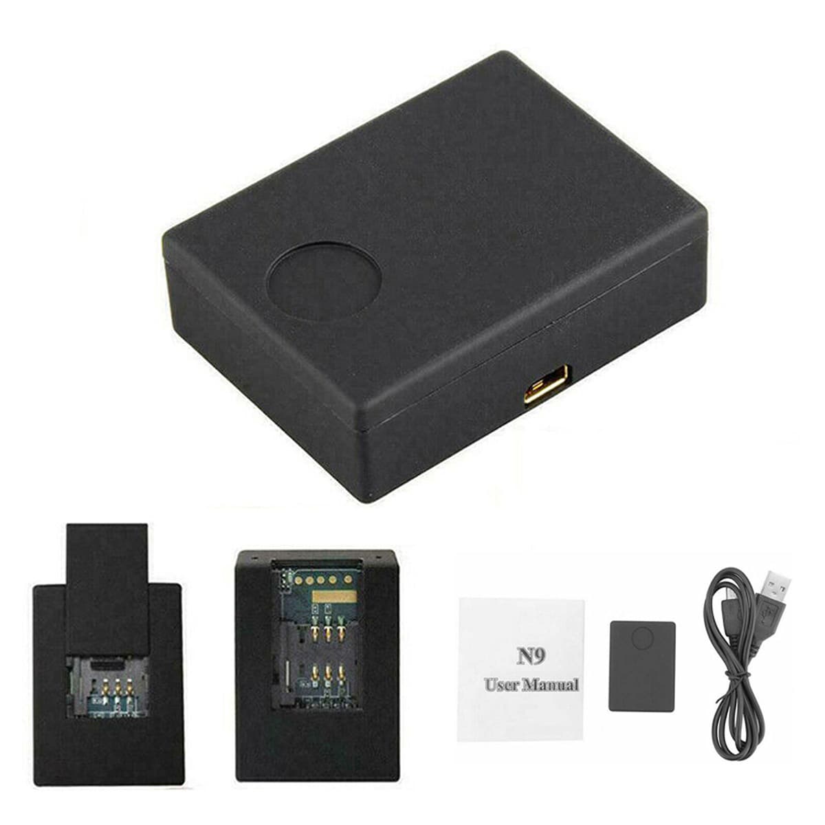 N9 Two-Way Auto Answer and Dial GSM Audio Monitor Voice-Activated Sensor Anti-Theft Alarm