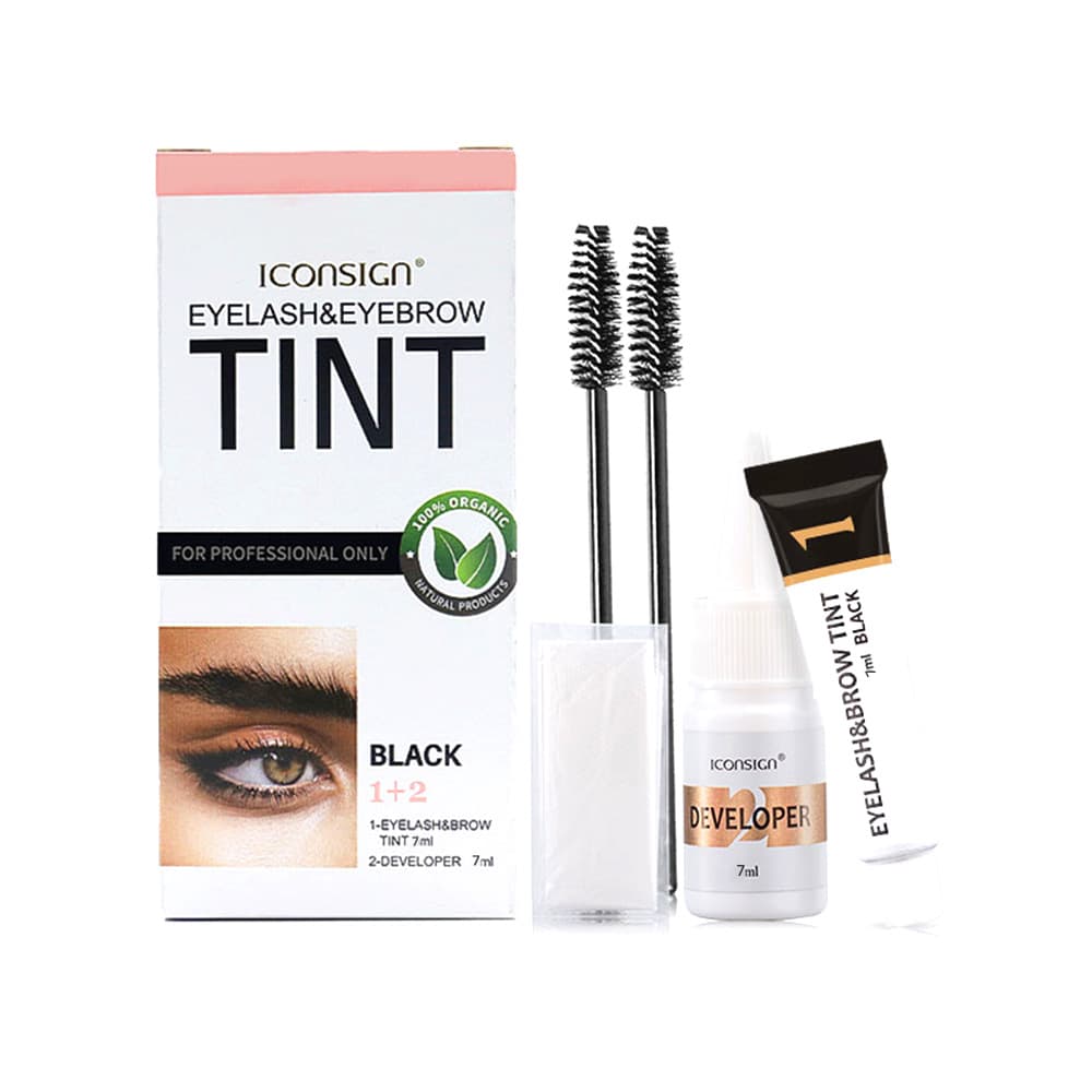 ICONSIGN Eyebrow Tint Kit Waterproof Quick-Dry Cross-border Beauty Semi-permanent Eyebrow Dye Cream Wholesale