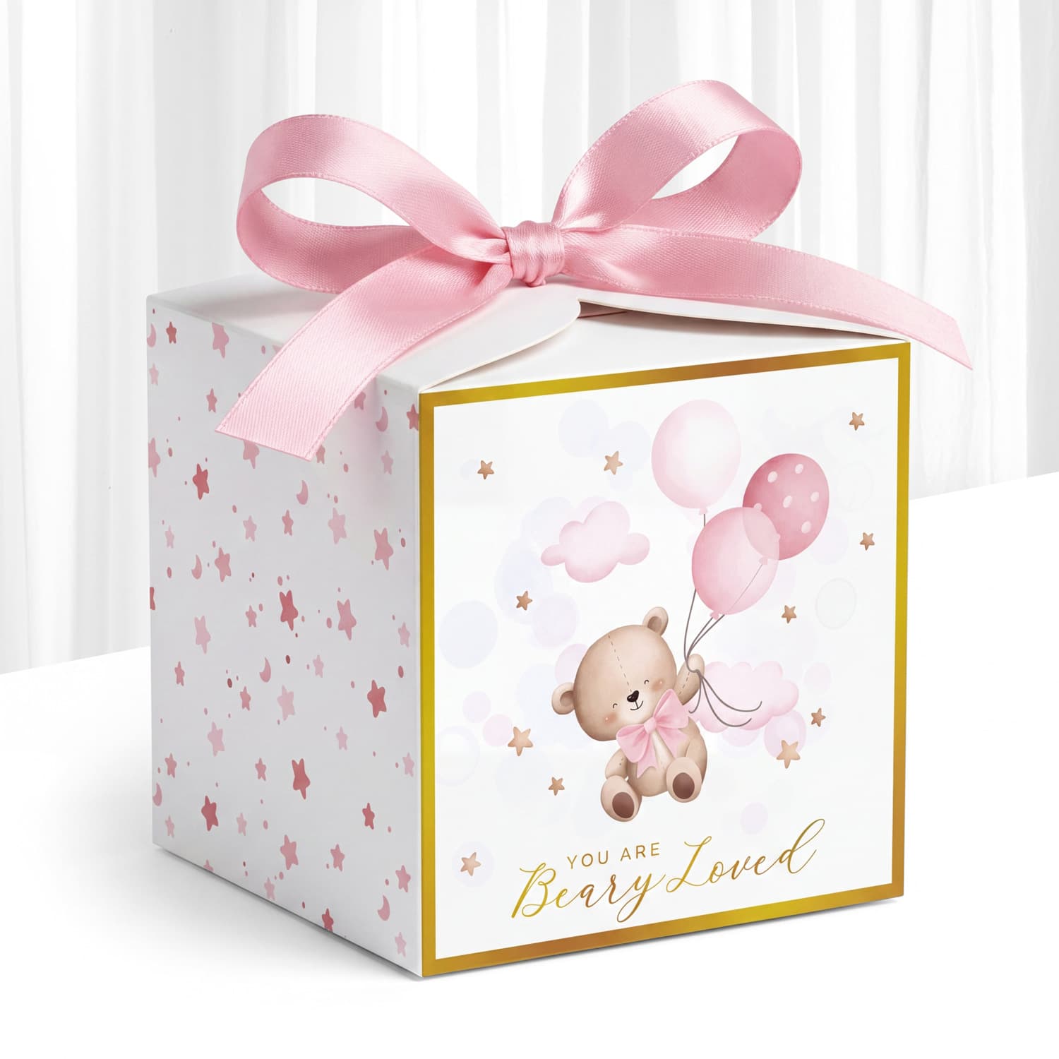 Little Bear Candy Box Baby Full Moon Gift Box Packaging Box 100-Day Banquet Carry Box Birthday Party Return Gift Box