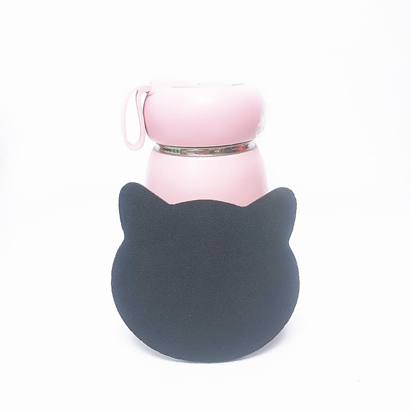 Custom Animal-Shaped Coaster Set with Storage Rack, Thickened Felt Fabric Heat-Insulating Coasters, Irregular Ji Velvet Design