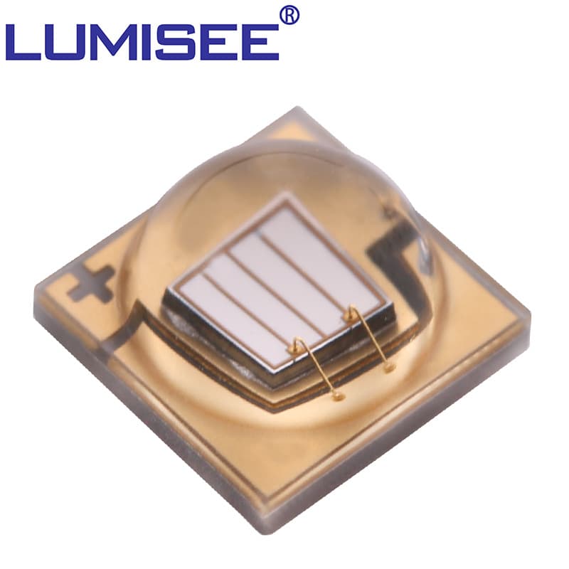 60° UVA UV 3535 3W 380nm 385nm ultraviolet LED beads, high-power purple LED beads