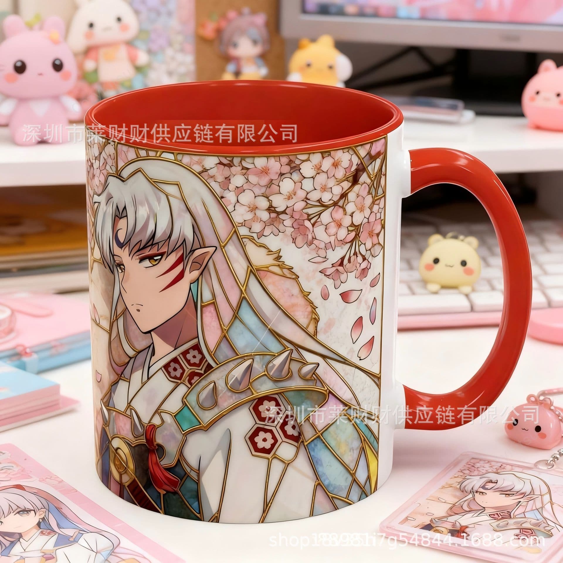 New Cross-Border Anime Dog Demon Coffee Mug Anime-Style Dog Demon Coffee Mug