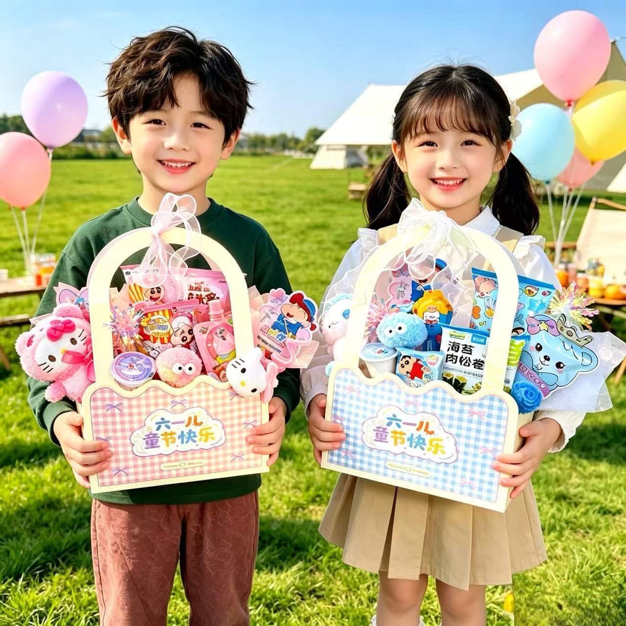Children's Day Gift Box Creative Gift Set Kindergarten Birthday Party Favors for Classmates