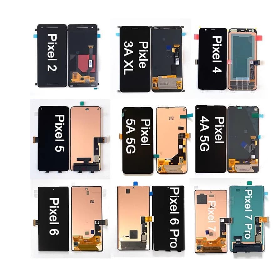 Compatible with Google Pixel 4/3/2/3XL/4XL 3A/4A 6 7PRO LCD Screen Assembly TFT OLED