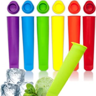 Food Grade Silicone Popsicle Mold Handheld Small DIY Ice Pop Mold with Lid Silicone Mold Ice Cream Mold