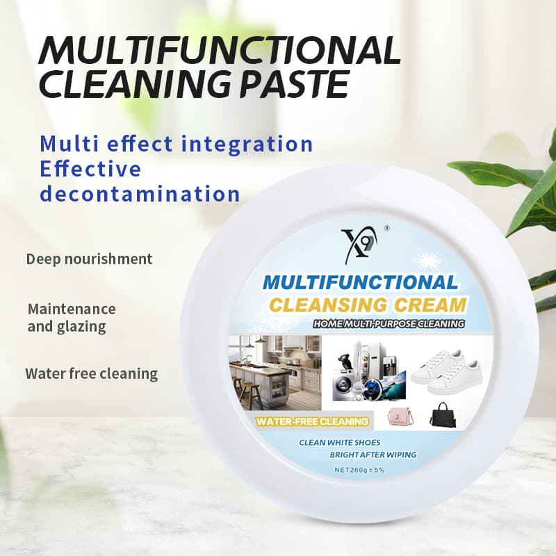 Multi-purpose Cleaning Paste for White Shoes, Waterless Stain Removal and Whitening, Leather Care for Leather Jackets, Shoes, Bags, and Home Items Renovation