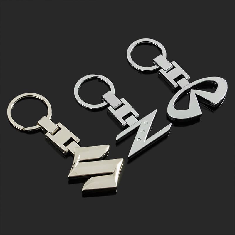 Cross-border H-buckle Infiniti Suzuki Nissan Z car emblem keychain metal key ring chain loop pendant