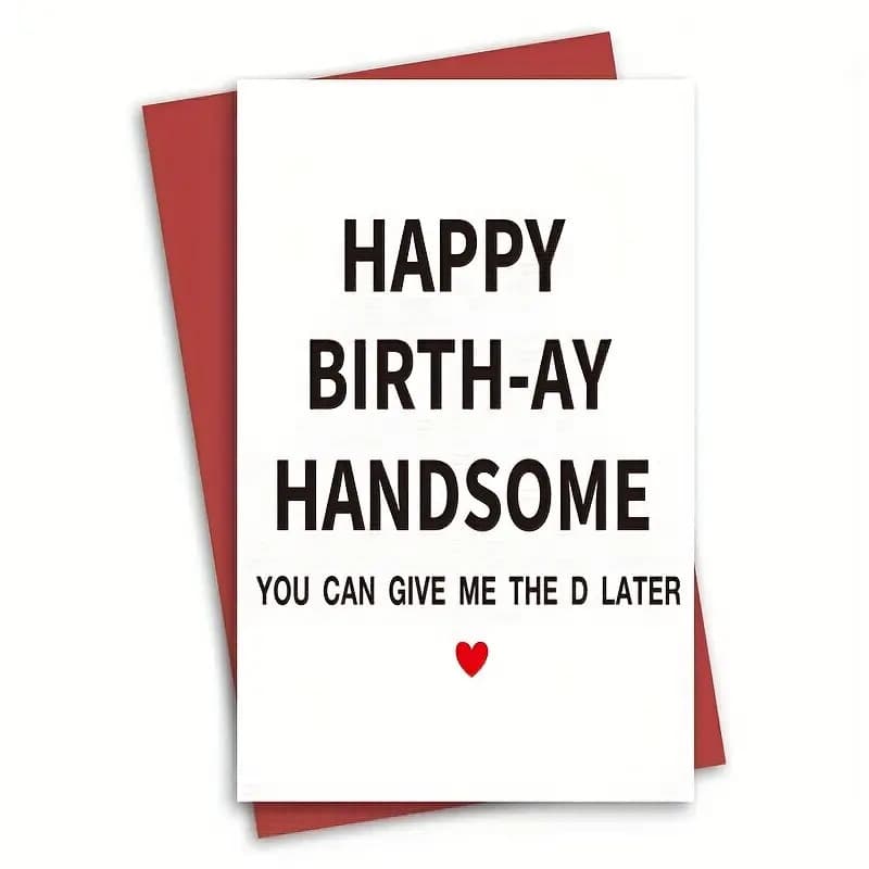 1 Funny Birthday Cards for Friends, Rude Birthday Cards for Men, Happy Birthday Cards for Husband’s Friend