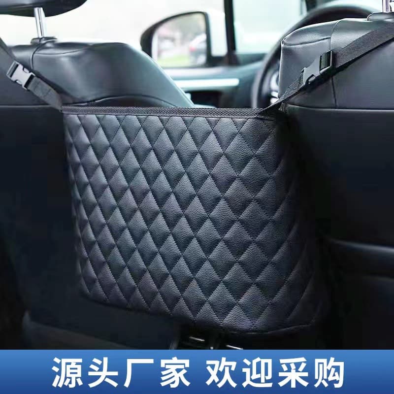 Car Storage Net Pocket Front Seat Organizer Hanging Bag Multifunctional Vehicle Storage Pouch for Women